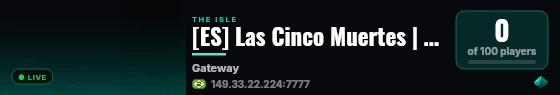 [ES] Las Cinco Muertes | Hispano | lascincomuertes.com live status badge