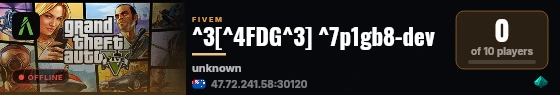 ^3[^4FDG^3] ^7p1gb8-dev live status badge