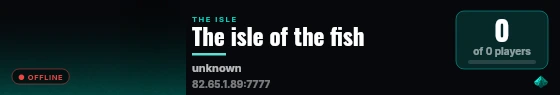 The isle of the fish live status badge