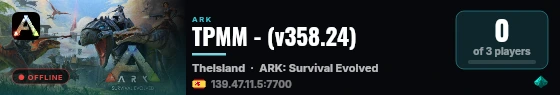 TPMM - (v358.24) live status badge