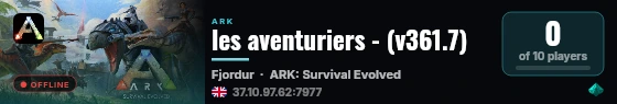 les aventuriers - (v361.7) live status badge