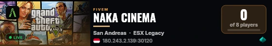 NAKA CINEMA live status badge