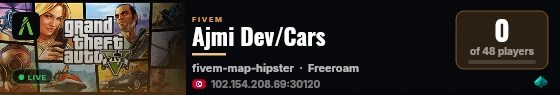 Ajmi Dev/Cars live status badge