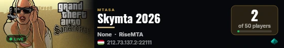 Skymta 2026 live status badge