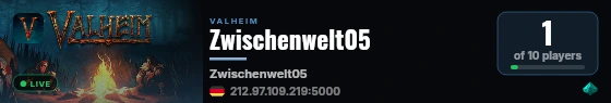 Zwischenwelt05 live status badge