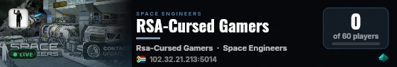 RSA-Cursed Gamers live status badge