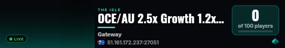 OCE/AU 2.5x Growth 1.2x AI live status badge