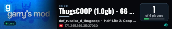 ThugsCOOP (1.0gb) - 66 Tickrate | I AM THE SYNTHETIC GOD!!! live status badge
