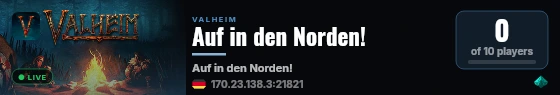 Auf in den Norden! live status badge