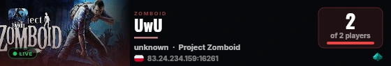 UwU live status badge