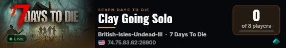Clay Going Solo live status badge