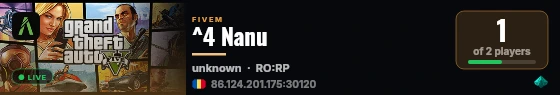 ^4 Nanu live status badge