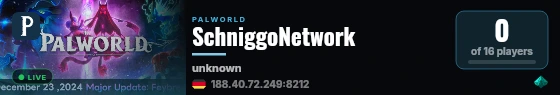 SchniggoNetwork live status badge