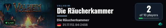 Die Räucherkammer live status badge