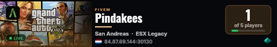 Pindakees live status badge