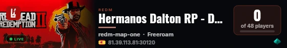 Hermanos Dalton RP - DALTON DEV live status badge
