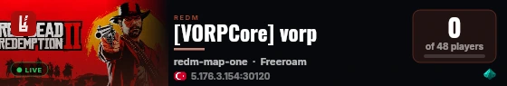 [VORPCore] vorp live status badge