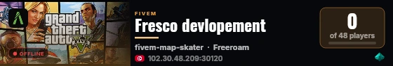 Fresco devlopement live status badge