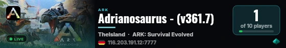 Adrianosaurus - (v361.7) live status badge