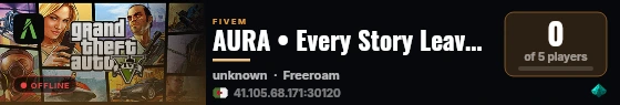 AURA • Every Story Leaves a Mark live status badge