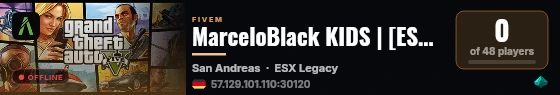 MarceloBlack KIDS | [ESX Legacy] live status badge