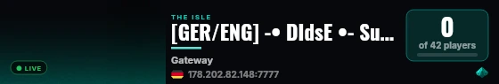 [GER/ENG] -• DIdsE •- Survival + Help BOT live status badge