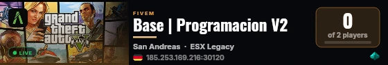 Base | Programacion V2 live status badge