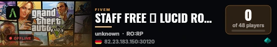 STAFF FREE ➜ LUCID ROMANIA live status badge