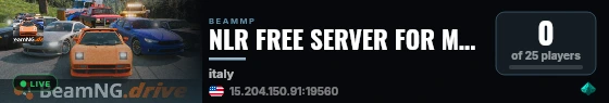 NLR FREE SERVER FOR MOD COMPLAINERS live status badge