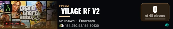  VILAGE RF V2 live status badge