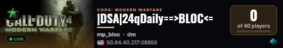 |DSA|24qDaily==>BLOC<= live status badge
