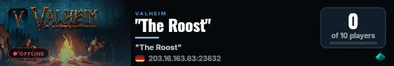 "The Roost" live status badge