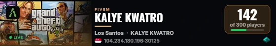 KALYE KWATRO live status badge