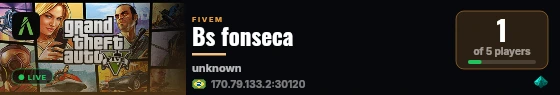 Bs fonseca live status badge
