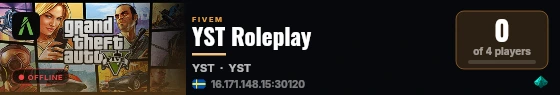 YST Roleplay live status badge