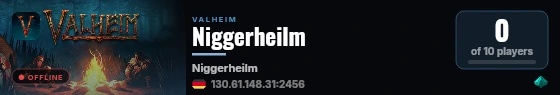 Niggerheilm live status badge