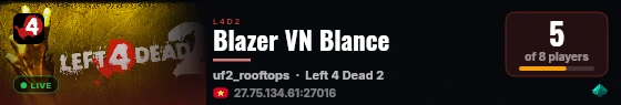 Blazer VN Blance live status badge