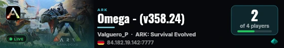 Omega - (v358.24) live status badge
