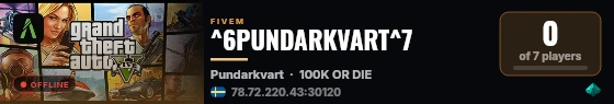 ^6PUNDARKVART^7 live status badge