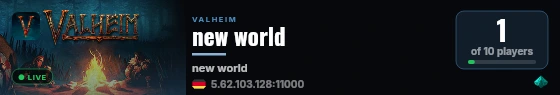 new world live status badge
