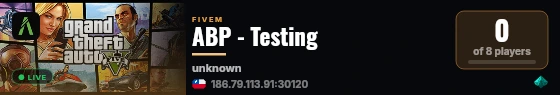 ABP - Testing live status badge
