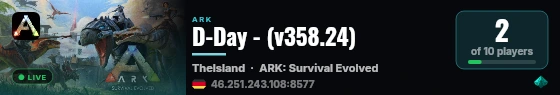 D-Day - (v358.24) live status badge