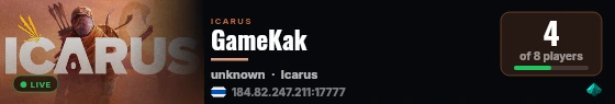 GameKak live status badge