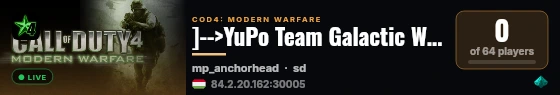 ]-->YuPo Team Galactic Warfare Mod<--[ live status badge