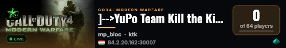 ]-->YuPo Team Kill the King Mod<--[ live status badge