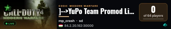 ]-->YuPo Team Promod Live Mod<--[ live status badge