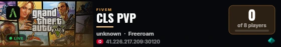 CLS PVP live status badge