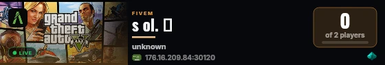 s ol. ϟ  live status badge