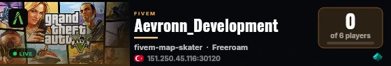 Aevronn_Development live status badge
