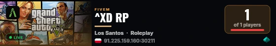^XD RP live status badge